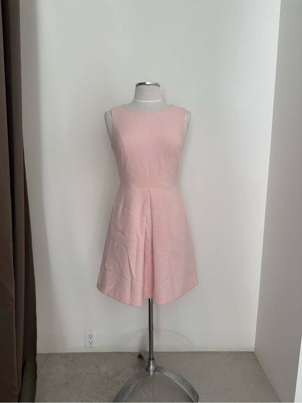 Charter Club Blush Pink Sleeveless Fit-and-Flare Mini Dress